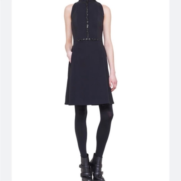 Akris punto
Sleeveless Embellished Neoprene Dress - Picture 1 of 15